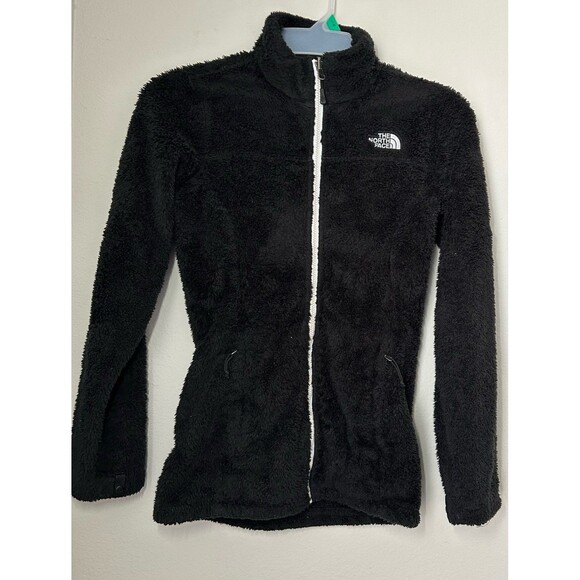 The North Face Women’s Fleece Osito Jacket Black Size Extra Small XS Full Zip - Picture 1 of 6